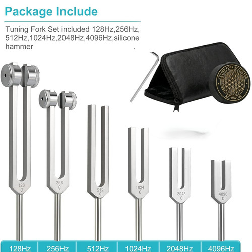 5pc tuning fork set 128hz - fork,