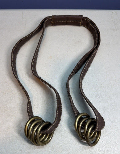 Brown leather running - leather,