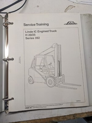 Linde fork lift - truck, service